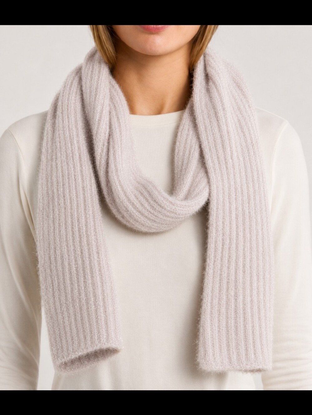 Kate Spade New York tinsel knit scarf
